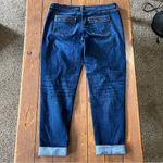 White House | Black Market Girlfriend Distressed Capri Jeans Photo 1