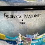 Rebecca Malone  colorful floral short sleeve tee size medium Photo 2