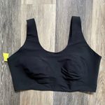 All In Motion  Everyday Soft Black Scoop Neck Sports Bra Plus Size 3X NWT Photo 1