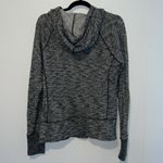 Gap  Fit Dark Gray Marled Zip Up Hooded Long Sleeve Womens Sweatshirt S8 Photo 1