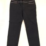 Banana Republic Sloan Black White Stripe Dress Pants Size 6 Photo 0