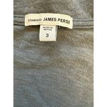 James Perse  Womens Top Size 3 Large V Neck Blue Long Sleeve Classic Knit Photo 1