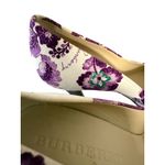 Burberry  Purple White Floral Pumps Heels Size 36 / US 6 Photo 9
