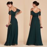Birdy Grey • Jane Convertible Chiffon Dress bridesmaid formal Emerald green gown Photo 15