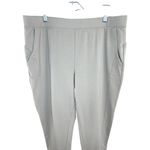 Denim & Co . Active Petite French Terry Joggers Putty Large Petite NWOT Photo 5