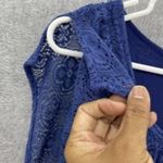 Leifnotes Women's Pull Anthropology Fit And Flare Cap Sleeve Solid Blue XS Photo 5