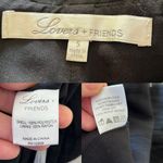 Lovers + Friends  Irving Paper Textured High Rise Crop Pants Black Small EUC Photo 3