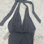 Lizard Thicket NWT GRAY HALTER TOP Photo 1