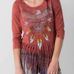 Affliction  Red and Yellow Graphic Tee Photo 1