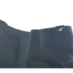 Nike Women's Sweatshirt Black Gold Silver Metallic Medium Hoodie Cropped Photo 6