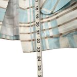 Pendleton  Blazer Jacket Womens 4 Blue Tan White Plaid Open Silk Blend Preppy Photo 8