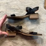 Lucky Brand  Size‎ 9.5 Block Heeled Sandals Open Toe Buckle Black  Sandal Heels Photo 4