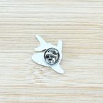 Blue Glitter Shark Soft Enamel Pin Photo 1