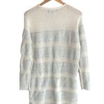 Something Navy Metallic Stripe Sweater Dress Photo 2