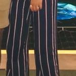 H&M Blue, Red, And White Striped Pants Photo 0