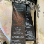 Topshop Idol Cream Floral Bloom Print City Wide Leg Size 8 Knee Length Photo 7