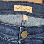 See Thru Soul Marilyn Skinny Dark Wash Stretch 26 Blue Photo 6