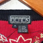 Vintage Christmas Cardigan Sweater BEREK by Takako Saxon Photo 6