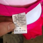 Luxxel Hot Pink Satin Cowl Neck Crop Top And Shorts Set Size M Photo 6