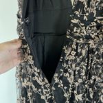 Soiéblu Soieblu Womens Black Gold Floral Sleeveless Pullover Maxi Dress Size‎ Large Photo 8