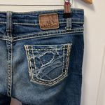 BKE  Buckle Jeans Womens 27 x  33 1/2 Blue Madison Skinny Stretch VGUC Photo 3