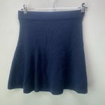 Gap CashSoft Skirt NWT Mini Ribbed Knit Flared Navy XS Petite New Preppy Photo 2