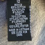 Alfred Paquette Dress With Denim Skirt‎ White Size 12 Photo 6