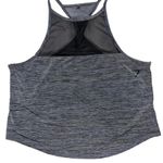 Gymshark x Nikki Blackketter Twist Back Tank Top Size Medium High Neck Gray Mesh Photo 0