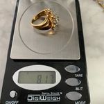 Ross Simons  Cubic Zirconia Cluster Ring Gold Over Sterling Silver Size 7 Photo 9