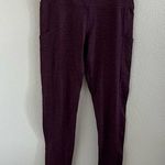 Aerie Chill Play Move Active Pants Yoga Heathered Purple Large Photo 0