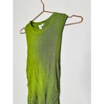 ATLEIN Green Crewneck Sleeveless Knit Midi Layered Bodycon Sheath Dress Size XS Photo 3