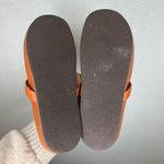 Tory Burch  Miller Cloud Camello Flip Flop Sandals Brown Leather Women Size 11 Photo 4