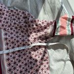 Boden Top Women 8P Pink Floral Stripe Button Up Geometric Long Sleeve Blouse Photo 7