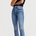 Free People We The Free Stella High Rise Raw Hem Skinny Jeans Photo 12
