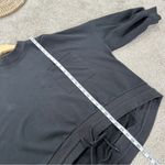 Nap Women’s Loungewear Terry Cropped Boxy Sweatshirt Mock Neck in Black L Size L Photo 12