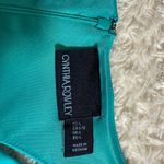 Cynthia Rowley Aquamarine Fitted Nylon Sleeveless Dress L Large Photo 9