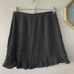 Abercrombie & Fitch NWT  Women’s speckled Mini Skirt ruffle edge Size S Photo 0