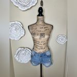 Aeropostale NTM:  Slightly Distressed Light Blue Denim Shorty Shorts Size 4 Photo 2