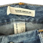 Good American Good Waist Blue Medium Wash Distressed Snake Pocket B322 sz 2 / 26 Photo 5