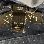 Ralph Lauren  Women’s Size L Dark Blue Long Sleeve Cotton Polka Dot Shirt Photo 4