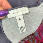 Leith  Lavender Floral Satin Shift Dress Size Large, Purple Pink Floral Dress Photo 1