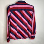Tommy Hilfiger Blue Pink Red Striped Button Up Shirt Sz Medium Photo 5
