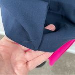 Crown & Ivy NWT Crown‎ & Ivy Navy Blazer With Embroidered Flowers Size SMALL Photo 5