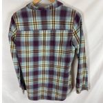 Treasure & Bond  Plaid Blue Purple Button Down Flannel Shirt Size small Photo 3