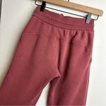 Lululemon Scuba High Rise Joggers Sz 0 Smoky Red Light Cotton Terry Photo 12