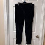 Alice + Olivia Black Velvet Dress Pants Straight Leg Professional Trousers-SZ 8 Photo 7