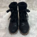 UGG  Alasdair Leather Wedge Bootie Size 8 A1 Photo 4