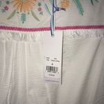 Southern Tide Dress White Seersucker Embroidered Dress Sz 4 NWT Floral Fringe Photo 5