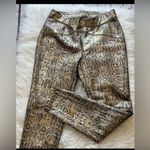 Free People  Rio Gold Python Snakeskin Pull-On Leggings Size S Photo 3