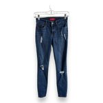 Guess  Womens Jeans Sz 24 Ripped Dark‎ Blue Stretchy Skinny Curvy Photo 1